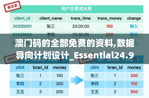 澳门码的全部免费的资料,数据导向计划设计_Essential24.909-2