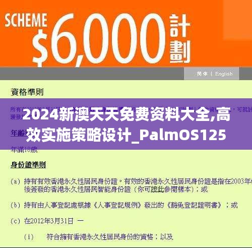 2024新澳天天免费资料大全,高效实施策略设计_PalmOS125.619-7