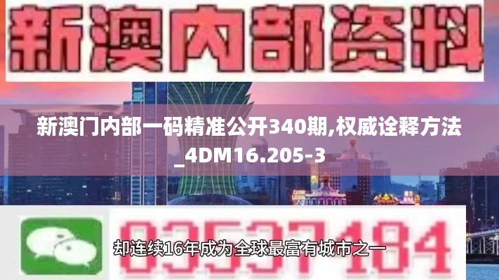 新澳门内部一码精准公开340期,权威诠释方法_4DM16.205-3