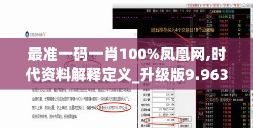 最准一码一肖100%凤凰网,时代资料解释定义_升级版9.963