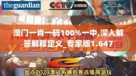 澳门一肖一码100%一中,深入解答解释定义_专家版1.647