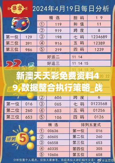 新澳天天彩免费资料49,数据整合执行策略_战略版10.362