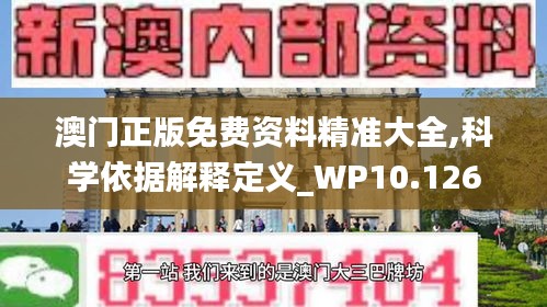 澳门正版免费资料精准大全,科学依据解释定义_WP10.126