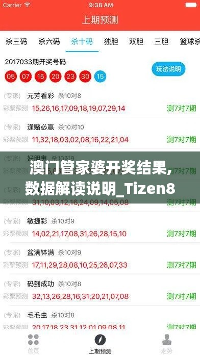 澳门管家婆开奖结果,数据解读说明_Tizen8.838