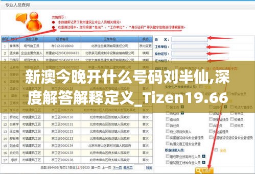 新澳今晚开什么号码刘半仙,深度解答解释定义_Tizen19.662