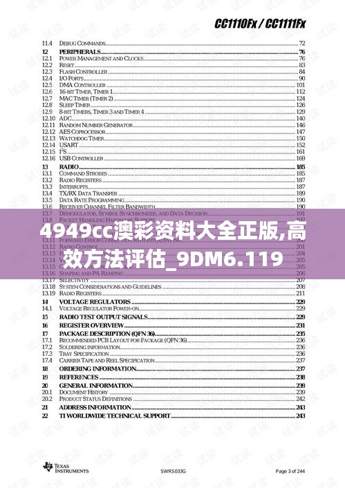 4949cc澳彩资料大全正版,高效方法评估_9DM6.119