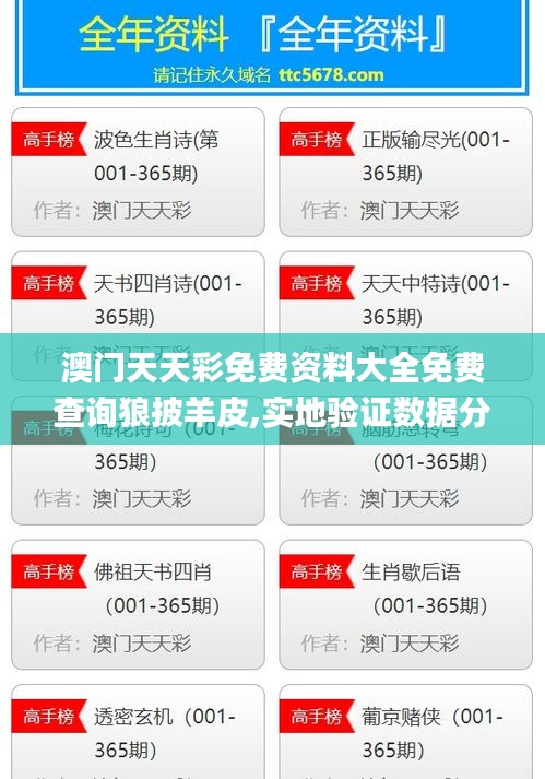 澳门天天彩免费资料大全免费查询狼披羊皮,实地验证数据分析_XR9.540