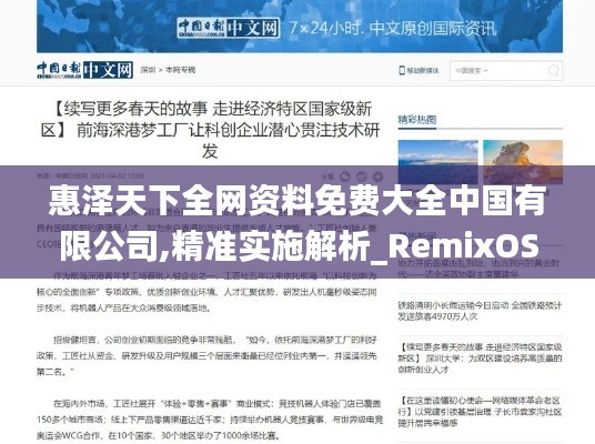 惠泽天下全网资料免费大全中国有限公司,精准实施解析_RemixOS6.325