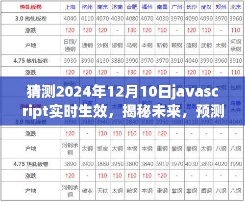 揭秘未来技术趋势，预测JavaScript在2024年12月10日的实时生效技术动向