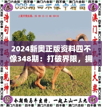 2024新奥正版资料四不像348期：打破界限，拥抱变化