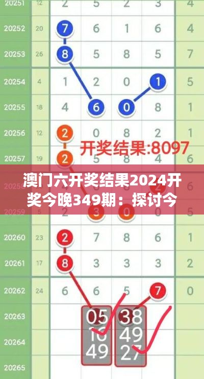 澳门六开奖结果2024开奖今晚349期：探讨今晚开奖号码的奥秘