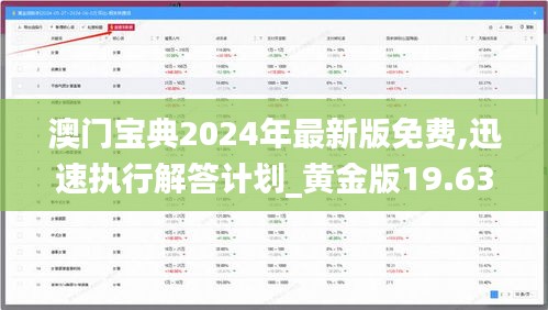 澳门宝典2024年最新版免费,迅速执行解答计划_黄金版19.638