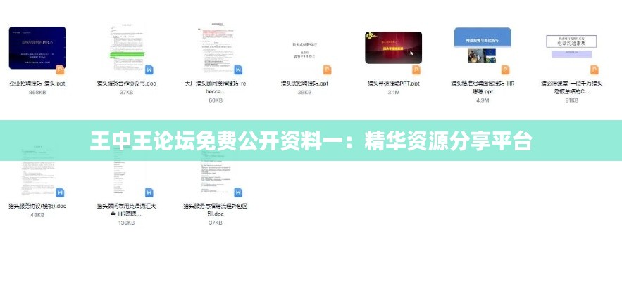 王中王论坛免费公开资料一：精华资源分享平台