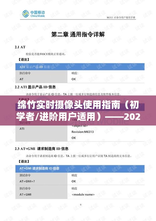 绵竹实时摄像头使用指南，初学者与进阶用户必备（2024年特辑）