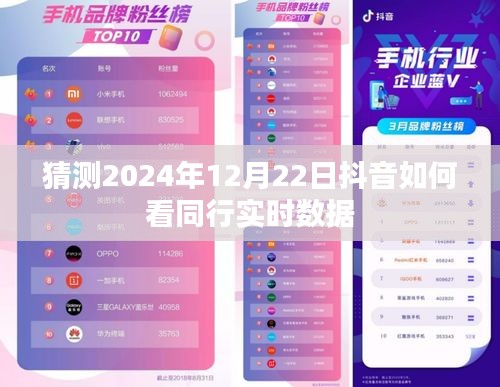 抖音同行实时数据预测分析，未来日期展望