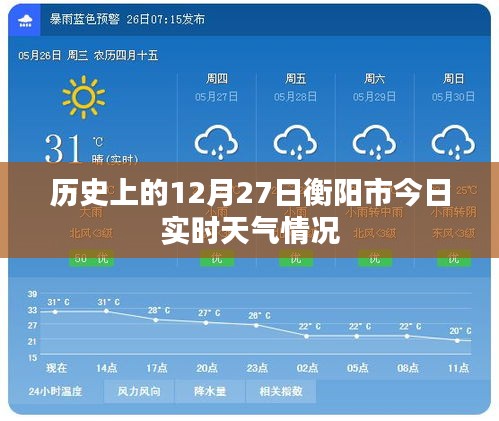 衡阳12月27日历史天气与实时天气概况