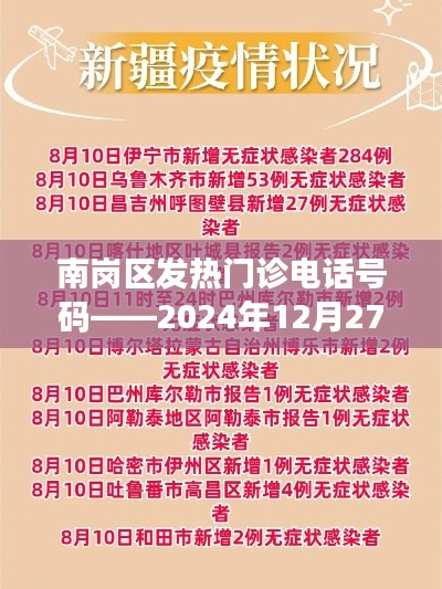 南岗区发热门诊最新电话，2024年12月27日更新