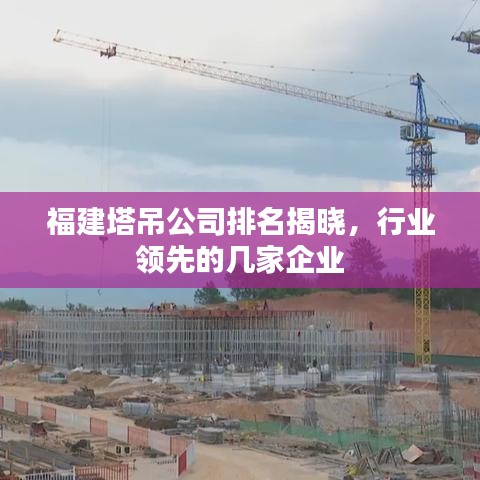 福建塔吊公司排名揭晓，行业领先的几家企业