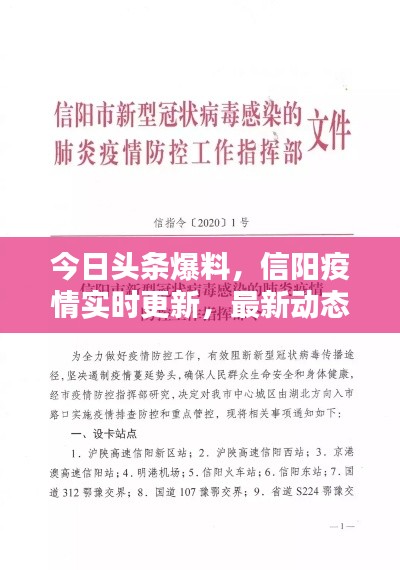 今日头条爆料，信阳疫情实时更新，最新动态一网打尽