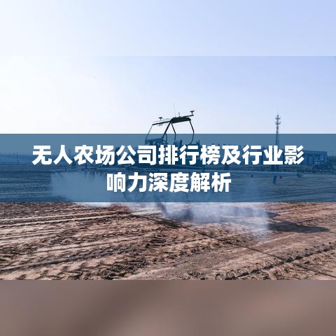 无人农场公司排行榜及行业影响力深度解析