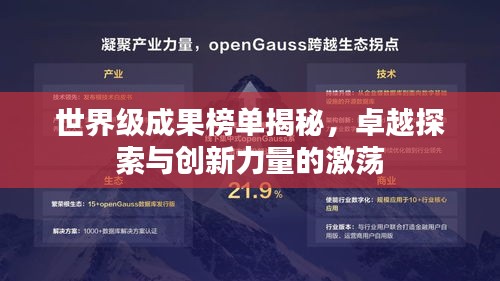 世界级成果榜单揭秘，卓越探索与创新力量的激荡