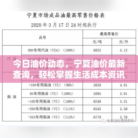 今日油价动态，宁夏油价最新查询，轻松掌握生活成本资讯！