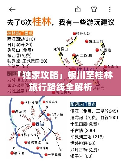 「独家攻略」银川至桂林旅行路线全解析